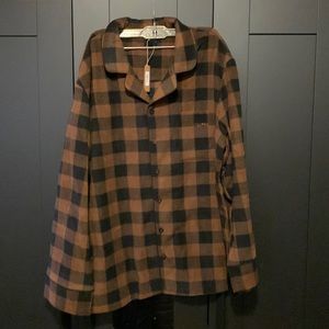 SKIMS FLEECE PLAID SLEEP SET